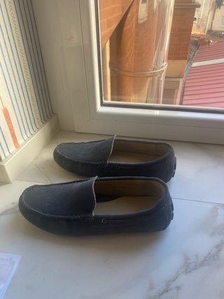 Mocasines Mango Azul Talla 40