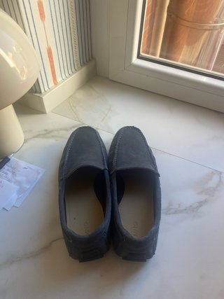 Mocasines Mango Azul Talla 40