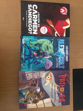 Colección de libros.