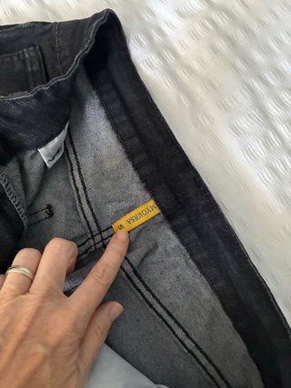 Pantalón campana negro