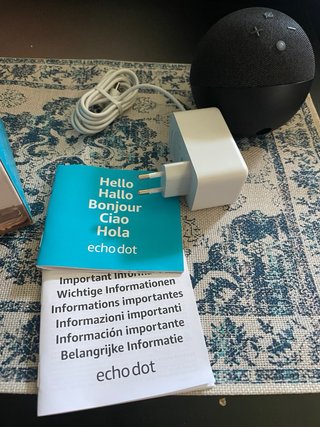 Amazon Echo Dot Alexa Negro/Gris