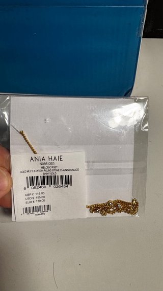 Pulsera Ania Haie de plata y oro con diseño