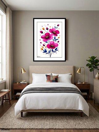 Cuadro Decorativo de Flores: 218