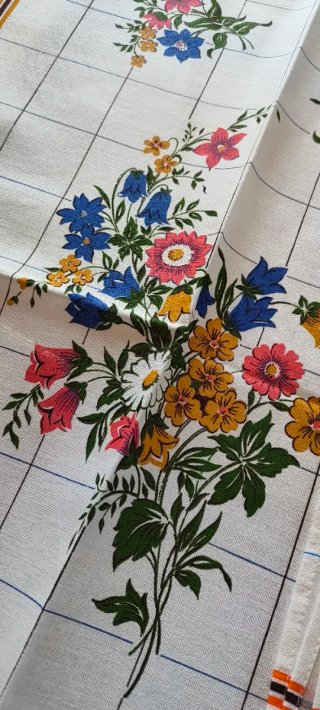 Servizio 6 tovagliette cotone stampa floreale