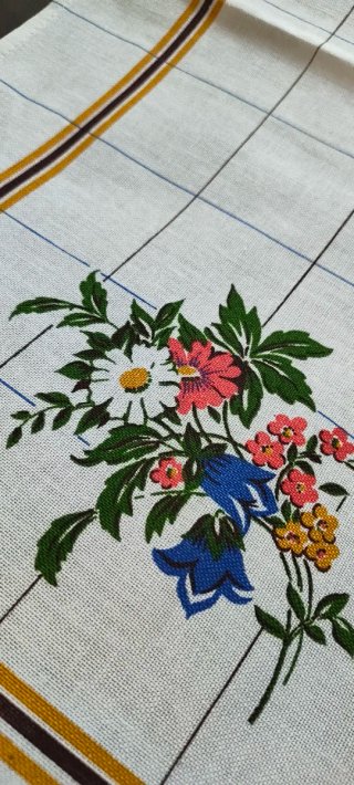 Servizio 6 tovagliette cotone stampa floreale
