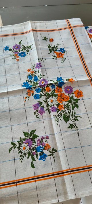 Servizio 6 tovagliette cotone stampa floreale