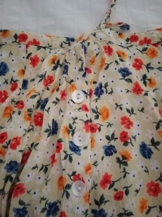 Falda larga floral de verano
