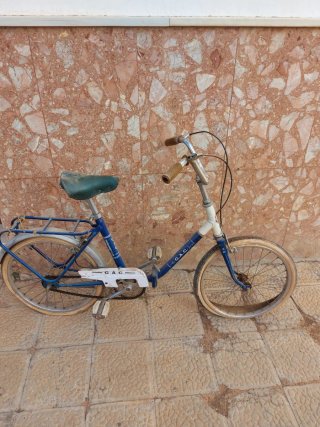 Bicicleta G.A.C. Azul y Blanca