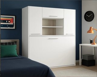 Cama abatible JUVENIL YBN con altillo