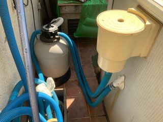 Piscina rigida de 350 metros de diámetro y 120 alt