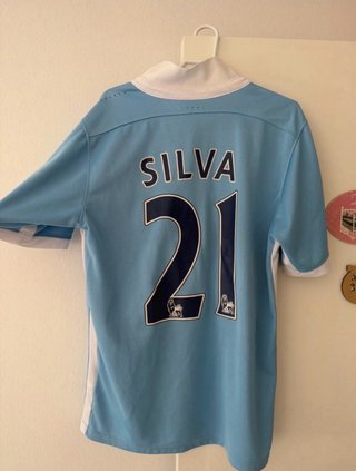 Camiseta David Silva Manchester City 15/16