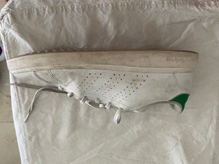 Deportivas Adidas Clásicas T38, detalle verde