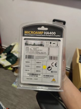 Behringer Microamp HA400 Amplificador Auriculares