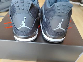 Jordan 4 Retro Black Canvas