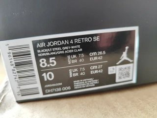 Jordan 4 Retro Black Canvas