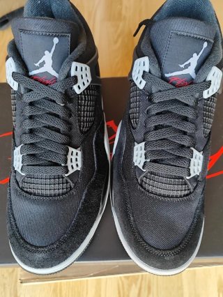 Jordan 4 Retro Black Canvas
