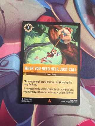 When You Need Help, Just Call - Disney Lorcana
