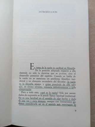 El desarrollo de la razón en la cultura española.