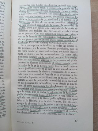 El desarrollo de la razón en la cultura española.