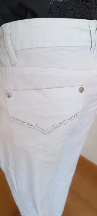 Pantalones blancos mujer