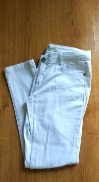 Pantalones blancos mujer