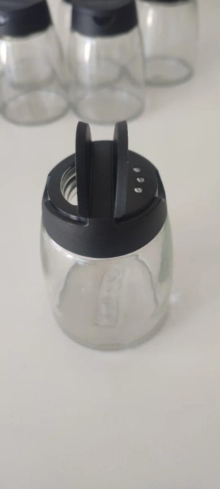 Set de 8 especieros Ikea de cristal.