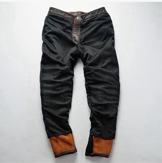 Pantalones de cuero para moto HNVAVQ