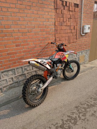 KTM SX-F 250 recién preparada 290cc