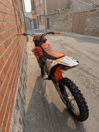 KTM SX-F 250 recién preparada 290cc