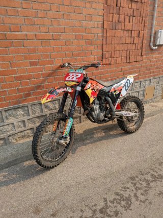 KTM SX-F 250 recién preparada 290cc