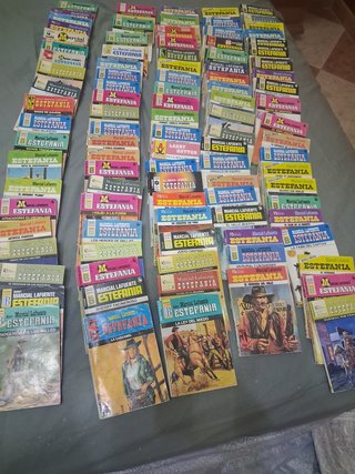 Lote 100 novelas del oeste M.L.ESTEFANIA