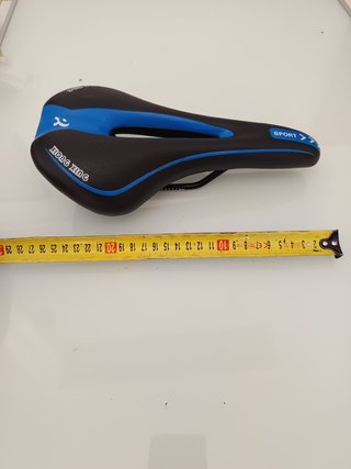 Sillín de bicicleta ergonómico con canal antipresi