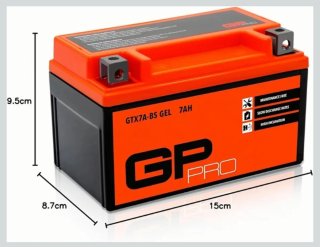 GP-PRO GTX7A-BS - Batería de arranque