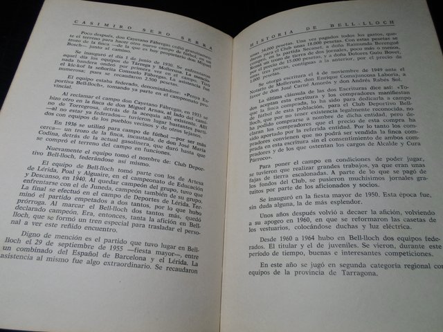 Historia de Bell-Lloch - Casimiro Sero Serra1970