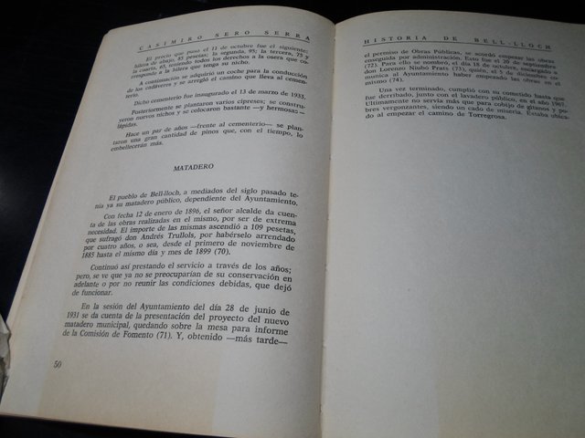 Historia de Bell-Lloch - Casimiro Sero Serra1970