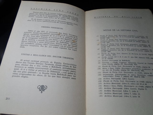 Historia de Bell-Lloch - Casimiro Sero Serra1970