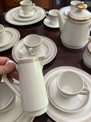 Vajilla merienda cerámica de San Claudio