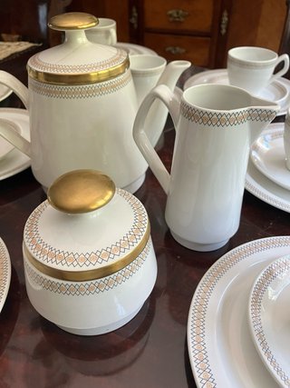 Vajilla merienda cerámica de San Claudio