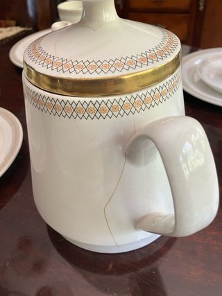 Vajilla merienda cerámica de San Claudio