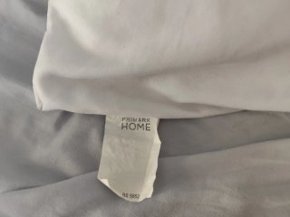 Almohada Primark Home poliéster blanca