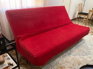 Sofá Cama IKEA NYHAMN (funda roja)
