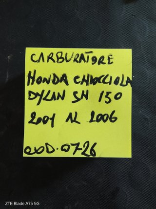 Carburatore Honda Chiocciola Dylan SH 150