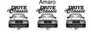 Lote/Conjunto de 3 Autocolantes/Adesivos Mercedes