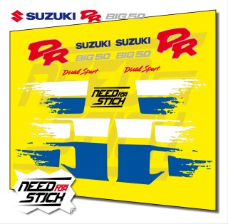 Kit Pegatinas Vinilos Suzuki DR 50 BIG