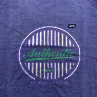 Vintage Y2K Sudadera Vintage Levi’s Authentic Azul