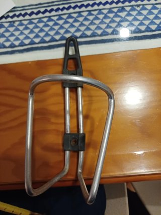 Portabidón Bicicleta Aluminio Negro