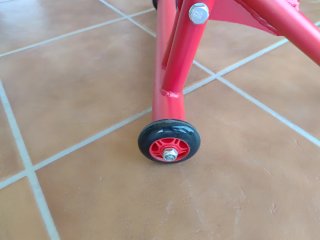 Caballete Monobrazo Moto Proworks Rojo