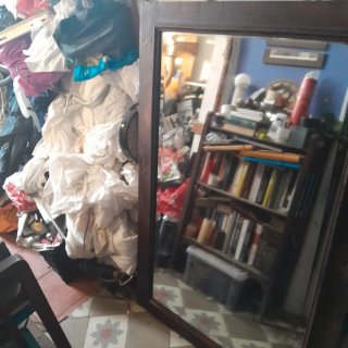 Puerta Armario Antiguo con Espejo Biselado
