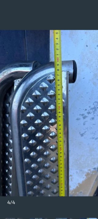 Estriberas acero inoxidable 4x4