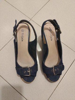 Sandalias cuña Tissaia mujer talla 40